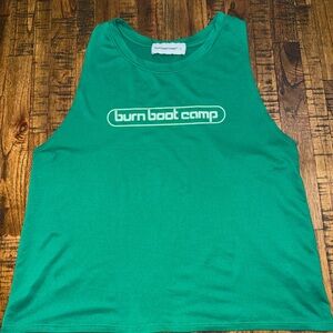 Burn Boot Camp Green Tank Top